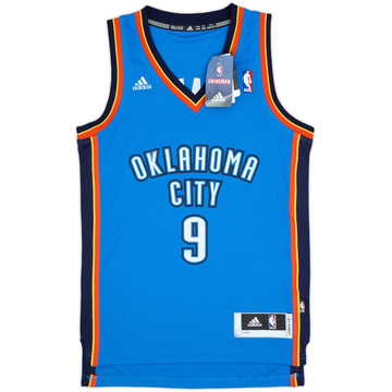 2010-14 Oklahoma City Thunder Ibaka #9 adidas Swingman Away Jersey (XXS)