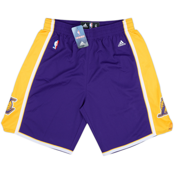 2010-14 LA Lakers adidas Swingman Away Shorts (XL)
