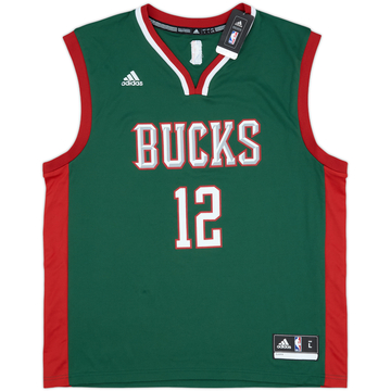 2014-15 Milwaukee Bucks Parker #12 adidas Away Jersey (L)
