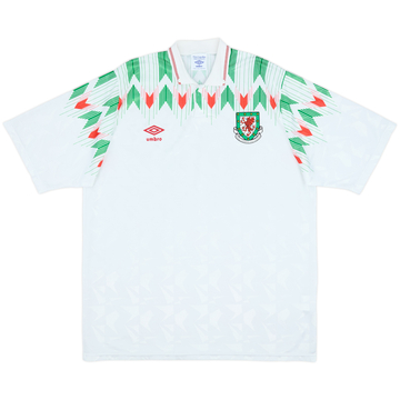 1990-92 Wales Away Shirt - 9/10 - (XL)