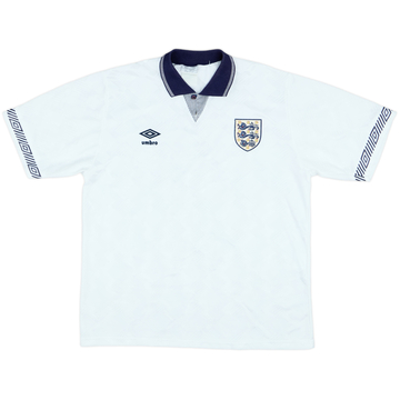 1990-92 England Home Shirt - 7/10 - (L)