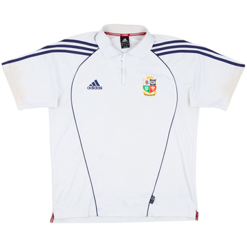 2005 British & Irish Lions Rugby 1/4 Zip Polo Shirt - 4/10 - (L)