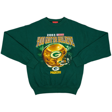 2003 Green Bay Packers NFL Graphic Sweat Top - 9/10 - (XL)