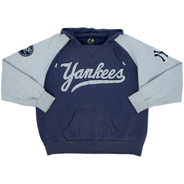 2000s New York Yankees Majestic Hooded Sweat Top - 6/10 - (XXL)