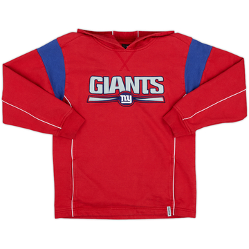 2008 New York Giants Reebok Hooded Sweat Top - 8/10 - (M.Boys)