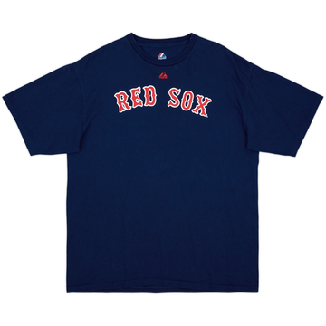 2011 Boston Red Sox Beckett #19 Majestic Tee - 9/10 - (XL)