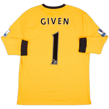 2009-10 Manchester City Match Issue GK Shirt Given #1