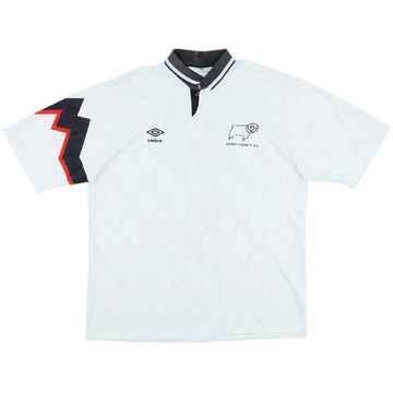 1991-93 Derby County Home Shirt - 6/10 - (XL)