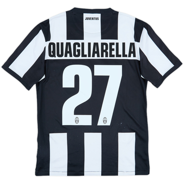 2012-13 Juventus Home Shirt Quagliarella #27 - 6/10 - (XL)