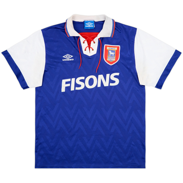 1992-94 Ipswich Home Shirt - 7/10 - (XL)