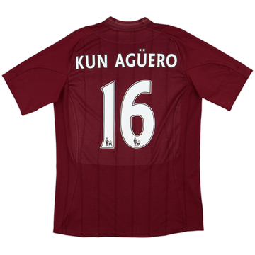 2012-13 Manchester City Away Shirt Kun Aguero #16 - 9/10 - (M)