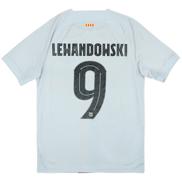 2022-23 Barcelona Third Shirt Lewandowski #9 - 5/10 - (M)