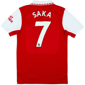 2022-23 Arsenal Home Shirt Saka #7 - 5/10 - (S)