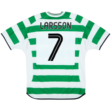2001-03 Celtic Home Shirt Larsson #7 - 5/10 - (L)