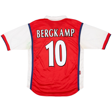 1998-99 Arsenal Home Shirt Bergkamp #10 - 5/10 - (M)