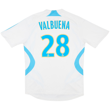 2007-08 Olympique Marseille Home Shirt Valbuena #28 - 5/10 - (M)