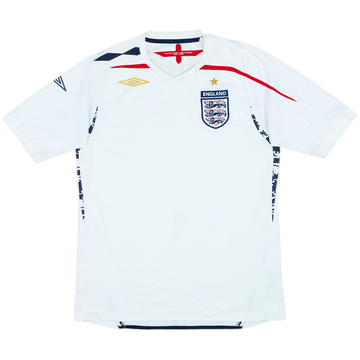 2007-09 England Home Shirt - 5/10 - (M)
