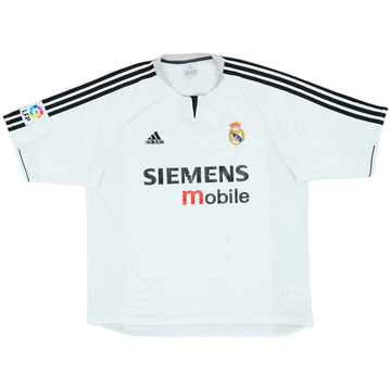 2003-04 Real Madrid Home Shirt - 4/10 - (XL)