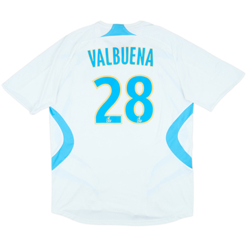 2007-08 Olympique Marseille Home Shirt Valbuena #28 - 5/10 - (XL)