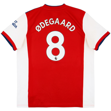 2021-22 Arsenal Home Shirt Odegaard #8 - 4/10 - (XL)