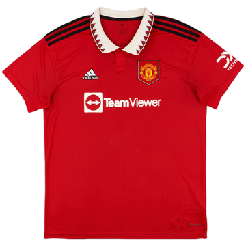 2022-23 Manchester United Home Shirt - 5/10 - (XL)