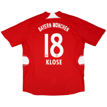 2008-09 Bayern Munich Home Shirt Klose #18 - 6/10 - (3XL)
