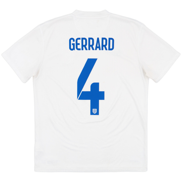 2014-15 England Home Shirt Gerrard #4 - 4/10 - (M)
