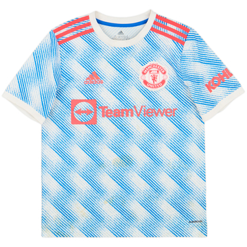 2021-22 Manchester United Away Shirt - 4/10 - (L.Boys)