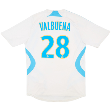 2007-08 Olympique Marseille Home Shirt Valbuena #28 - 4/10 - (M)