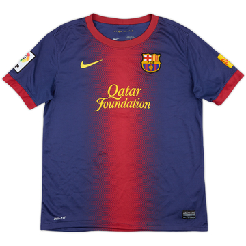 2012-13 Barcelona Home Shirt - 7/10 - (L.Boys)