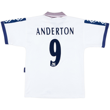 1995-97 Tottenham Home Shirt Anderton #9 - 7/10 - (S)