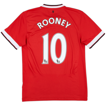 2014-15 Manchester United Home Shirt Rooney #10 - 6/10 - (S)