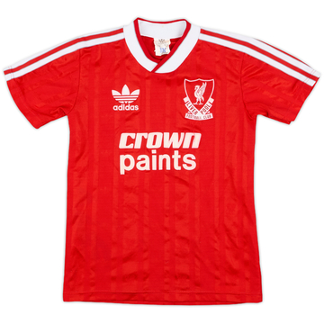 1987-88 Liverpool Home Shirt - 8/10 - (L.Boys)