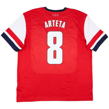 2012-14 Arsenal Home Shirt Arteta #8 - 7/10 - (XXL)