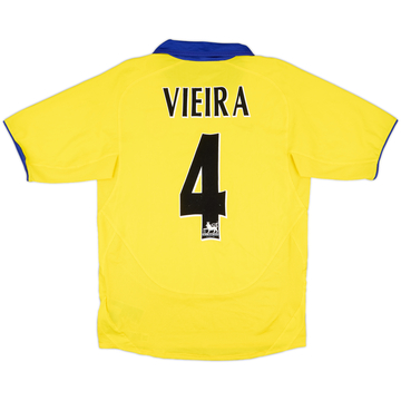 2003-05 Arsenal Away Shirt Vieira #4 - 9/10 - (S)