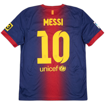 2012-13 Barcelona Home Shirt Messi #10 - 8/10 - (M)