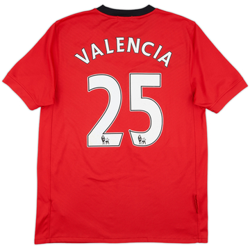 2009-10 Manchester United Home Shirt Valencia #25 - 7/10 - (M)