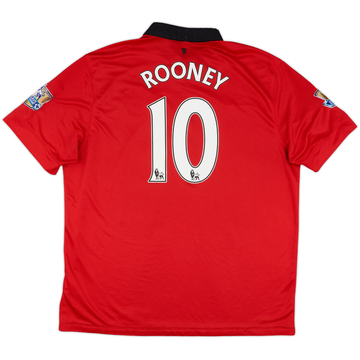 2013-14 Manchester United Home Shirt Rooney #10 - 6/10 - (XXL)