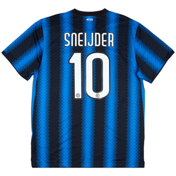 2010-11 Inter Milan Home Shirt Sneijder #10 (XL)