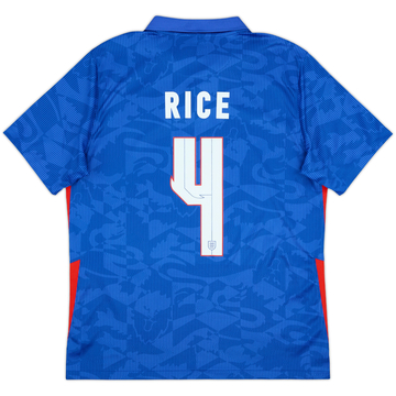 2020-21 England Away Shirt Rice #4 - 10/10 - (L)