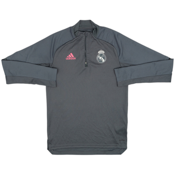 2020-21 Real Madrid adidas 1/4 Zip Drill Top - 7/10 - (S)