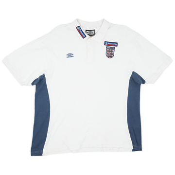 2000-02 England Umbro Polo Shirt - 7/10 - (XXL)