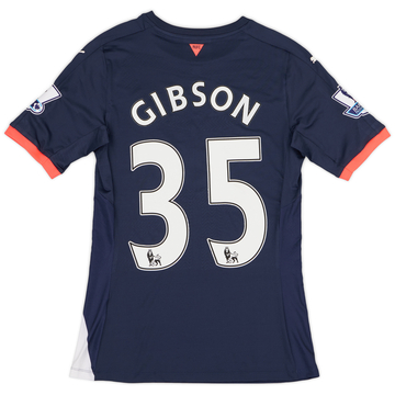2015-16 Newcastle Player Issue Third Shirt Gibson #35 - 8/10 - (L)