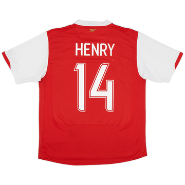 2006-08 Arsenal Camiseta Local Henry #14 - 6/10 - (S)