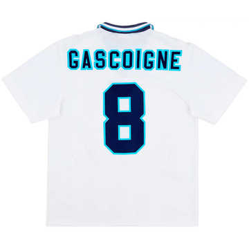 1995-97 England Home Shirt Gascoigne #8