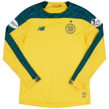 2019-20 Celtic Away L/S Shirt - 7/10 - (XL.Boys)