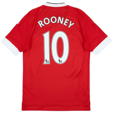 2015-16 Manchester United Home Shirt Rooney #10 - 7/10 - (S)