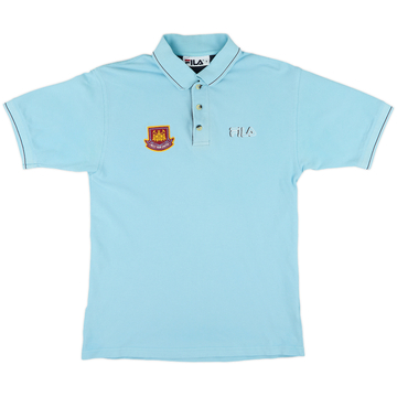 2000-01 West Ham Fila Polo Shirt - 9/10 - (S)