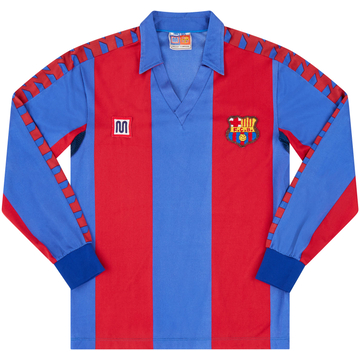 1984-89 Barcelona Home L/S Shirt - 8/10 - (Y)