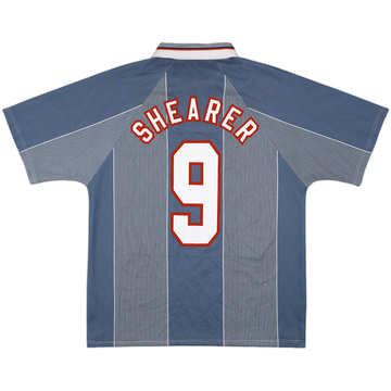 1996-97 England Away Shirt Shearer #9 - 7/10 - (L)